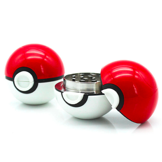Pokeball Grinder Metal 3 Pieces Herb Tobacco Crusher 50mm Pokemon Catch 'em all with the Pokeball Grinder – the ultimate companion for herb enthusiasts and Pokemon fans alike. This 4-piece grinder features a Heavy Duty build, a compact 50mm size, and the iconic Pokeball design for a grinding experience that's both functional and nostalgic.