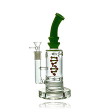 Load image into Gallery viewer, 10&quot; NEU Tornado DNA Rig Water Pipe Green Color
