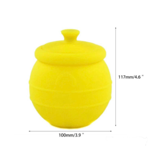 Noval Silicone 2pcs Honey Pots Silicone Container