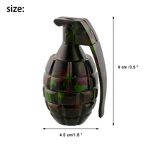 Cargar imagen en el visor de la galería, Novelty Grinder - Grenade 3 piece (1.5&quot;) Bring a blast of style to your herb preparation with the Novelty Grinder - Grenade. This 3-piece novelty grinder features a Heavy Duty build, a compact 1.5&quot; size, and a unique grenade design for a grinding experience that explodes with character.
