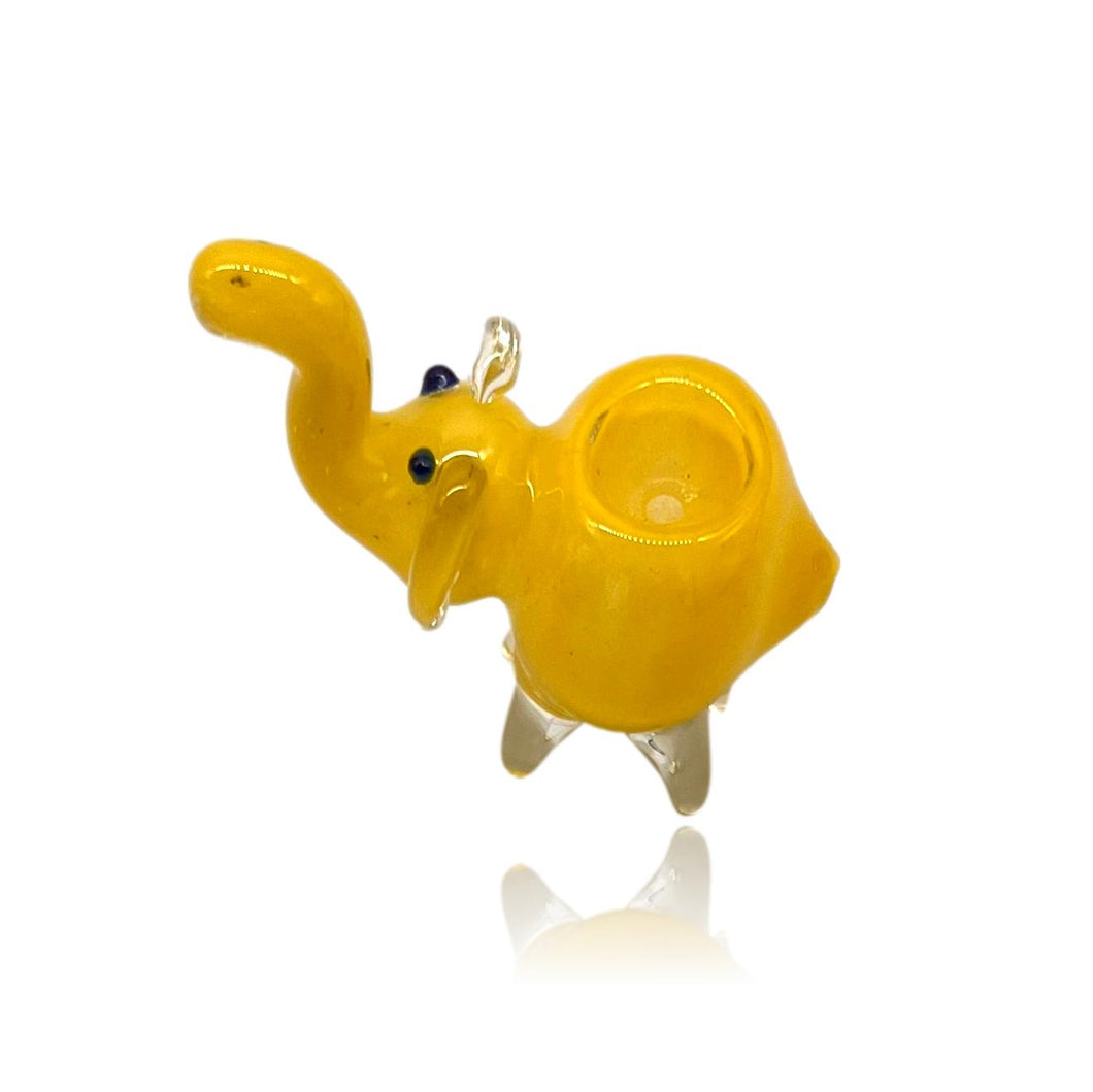 Introducing the Cute Small Elephant Glass Pipe – a delightful and whimsical smoking accessory that combines charm with functionality. Elevate your smoking experience with this adorable handcrafted pipe that adds a touch of playfulness to your sessions. Yellow 
