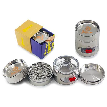 Shredder - Ashtray Lid Grinder (2.5")(63mm) Introducing the Shredder - Ashtray Lid Grinder, where functionality meets sophistication. This 4-piece grinder boasts a Heavy Duty build, a generous 63mm size, and an innovative ashtray lid design for a seamless herb preparation experience.