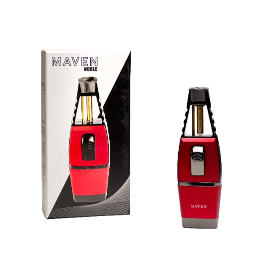 Welcome to luxury and precision combined – introducing the Maven Noble Premium Handheld Butane Torch. Elevate your experience with a torch meticulously crafted for those who appreciate finesse and functionality. Red