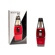 Load image into Gallery viewer, Welcome to luxury and precision combined – introducing the Maven Noble Premium Handheld Butane Torch. Elevate your experience with a torch meticulously crafted for those who appreciate finesse and functionality. Red
