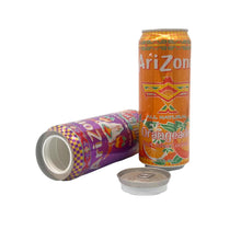 Cargar imagen en el visor de la galería, Introducing the Arizona Tea Safe Stash Can, where desert inspiration meets discreet functionality. This unique stash can captures the essence of an iconic Arizona Tea can, blending seamlessly into your surroundings while cleverly concealing a secret compartment for your most valued possessions.
