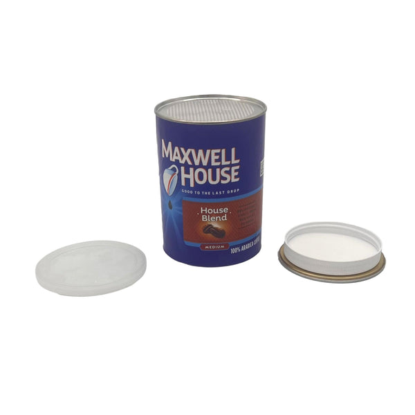 Maxwell House Stash Can Diversion Safe Secret Hidden Compartment Store Stash Conceal Valuables liquid sound smell proof