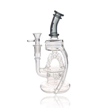 Load image into Gallery viewer, Introducing the Kandy Clear Glass Bong Recycler – Elevate Your Smoking Experience  Unleash the ultimate in smoking pleasure with our Clear Glass Bong Recycler, a sleek and innovative piece designed for the discerning connoisseur. Crafted with precision and engineered for optimal performance, this recycler offers a seamless blend of functionality and aesthetics, taking your smoking sessions to new heights.
