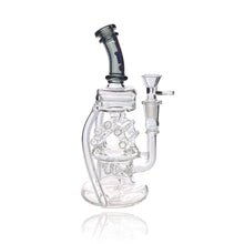 Cargar imagen en el visor de la galería, Introducing the Kandy Clear Glass Bong Recycler – Elevate Your Smoking Experience  Unleash the ultimate in smoking pleasure with our Clear Glass Bong Recycler, a sleek and innovative piece designed for the discerning connoisseur. Crafted with precision and engineered for optimal performance, this recycler offers a seamless blend of functionality and aesthetics, taking your smoking sessions to new heights.
