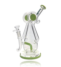 Load image into Gallery viewer, Kandy Glass Wheels Style Water Pipe
