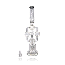 Load image into Gallery viewer, Lookah Glass Quad Tank Tower Bong
