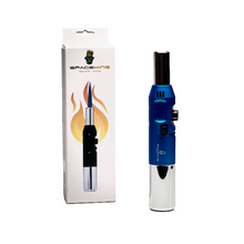 Load image into Gallery viewer, Elevate Your Flame Game with the Space King Heavy Duty Torch Lighter Experience the pinnacle of precision and power with the Space King Heavy Duty Single Jet Torch Lighter. This isn&#39;t just a lighter; it&#39;s a statement of sophistication and performance. Blue 
