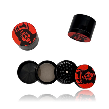 Novelty Grinder - Legends 4 piece (2")(50mm) Enter the realm of legends with our Novelty Grinder – a 4-piece masterpiece that combines the magic of storytelling with Heavy Duty grinding performance. Featuring a compact 2-inch (50mm) size, this grinder is designed for those who seek the perfect grind in every tale.