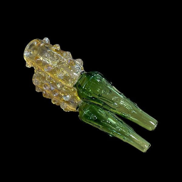 Introducing the Pineapple Glass Pipe – a tropical and stylish smoking accessory that not only delivers a smooth smoking experience but also adds a touch of exotic charm to your sessions. Dive into the world of relaxation and enjoyment with this unique handcrafted pipe.