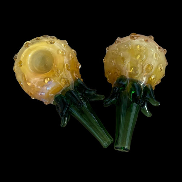 5" PINEAPPLE CHUILLUM GLASS HAND PIPE