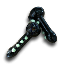 Load image into Gallery viewer, ntroducing the American-Made Dinosaur Bone Glass Pipe – a unique and artisanal smoking accessory that combines the rich history of dinosaurs with the artistry of glassblowing. Elevate your smoking experience with this handcrafted pipe featuring a distinctive design inspired by dinosaur bones.
