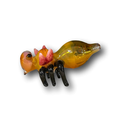 Introducing the Honey Bee Glass Hand Pipe – a buzzing testament to creativity, craftsmanship, and the joy of smoking. This hand pipe is not just a smoking accessory; it's a piece of functional art that adds a touch of nature-inspired charm to your smoking experience.