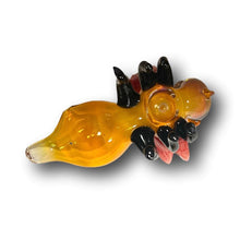 Load image into Gallery viewer, Honey Bee Glass Hand Pipe
