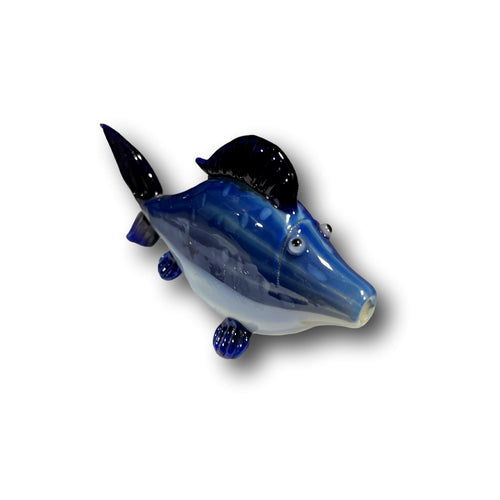 Dive into a world of aquatic elegance with the Sea Fish Glass Pipe – a stunning blend of functionality and artistic expression that transforms your smoking ritual into an underwater adventure. Crafted with precision and care, this hand pipe captures the beauty of the ocean in every detail.