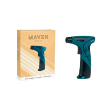 Cargar imagen en el visor de la galería, Welcome to the future of precision and power – introducing the Maven Space Torch with Adjustable Flame. Elevate your ignition experience with a torch designed for those who seek sophistication and versatility.
