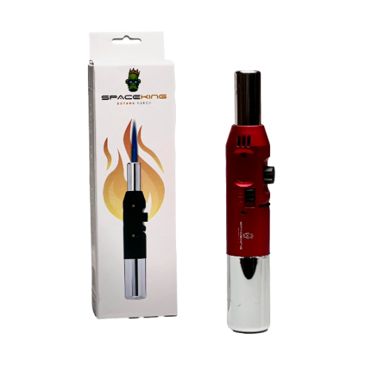 Elevate Your Flame Game with the Space King Heavy Duty Torch Lighter Experience the pinnacle of precision and power with the Space King Heavy Duty Single Jet Torch Lighter. This isn't just a lighter; it's a statement of sophistication and performance. Red