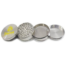 Load image into Gallery viewer, Shredder - Silver Giant (3&quot;)(76mm) Unleash the power of precision with the Shredder - Silver Giant. This 4-piece grinder, featuring a robust Heavy Duty build and a substantial 76mm size, is not just a tool; it&#39;s a statement of strength and sophistication in herb preparation.
