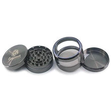 Load image into Gallery viewer, Shredder - Stealth Grinder (2.5&quot;)(63mm) Unleash the power of precision with the Shredder - Stealth Grinder. This 4-piece marvel features a Heavy Duty build, a spacious 63mm size, and a stealthy design that adds an element of mystery to your herb preparation ritual.
