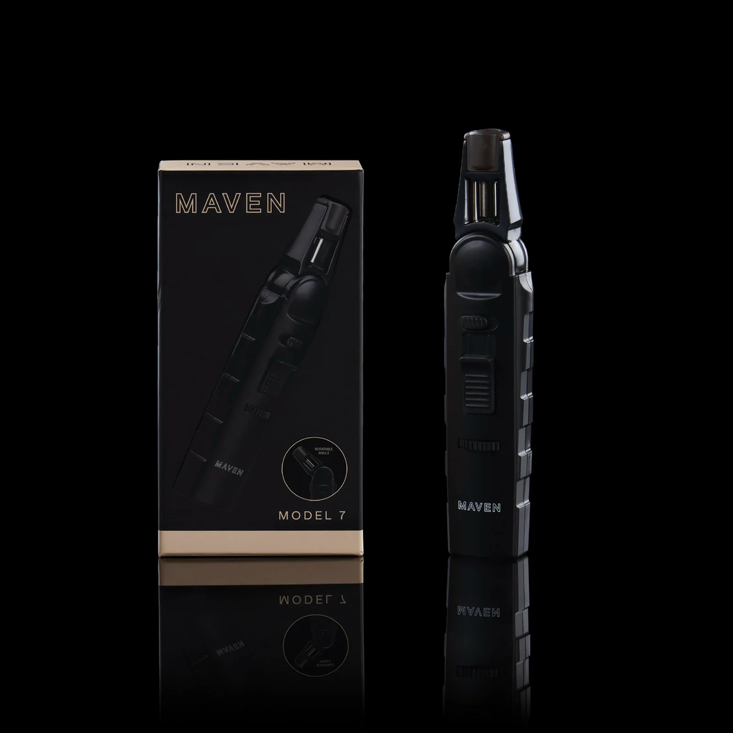 Step into the future of elegance and functionality with the Maven Model 7 Premium Handheld Butane Pen Torch. This isn't just a torch; it's a statement of precision and innovation. Let's explore the features that make the Maven Model 7 the pinnacle of handheld torch technology: