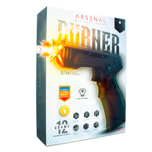 Cargar imagen en el visor de la galería, Introducing the Arsenal Burner Gun Butane Torch – a fusion of innovation, style, and precision. This distinctive hand gun-designed butane torch is not just a tool; it&#39;s a statement piece designed for enthusiasts who demand excellence. Let&#39;s explore the exceptional features that make the Arsenal Burner Gun a must-have:
