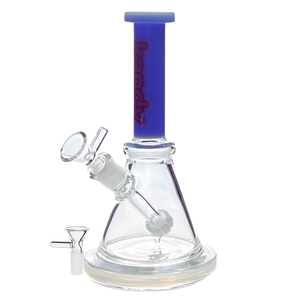 KANDY GLASS COLORED BASE LINING WATER PIPE