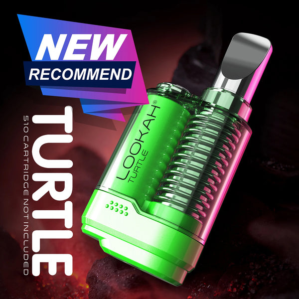 Introducing the LOOKAH Turtle 510 Thread Vape Pen Battery:  Best vape pen battery from Lookah, compatible with most 510