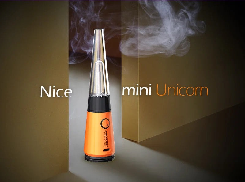 Introducing the Lookah Unicorn Mini Electric Dab Rig:  One of the most portable electric dab rigs available.