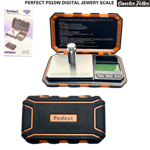 Perfect PS10W-200 0.01g Digital Jewelry Scale main image of the scale with all items come with scale 