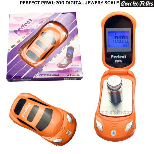 Perfect Racer PRW1-200G Digital Jewelry Scale orange color main image 