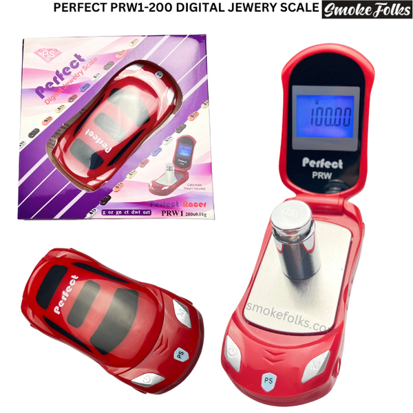 Perfect Racer PRW1-200G Digital Jewelry Scale red color main image 