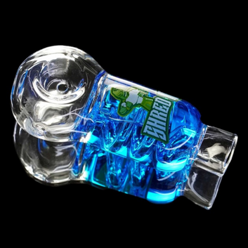 SHRED IT FREEZE GLASS HAND PIPE