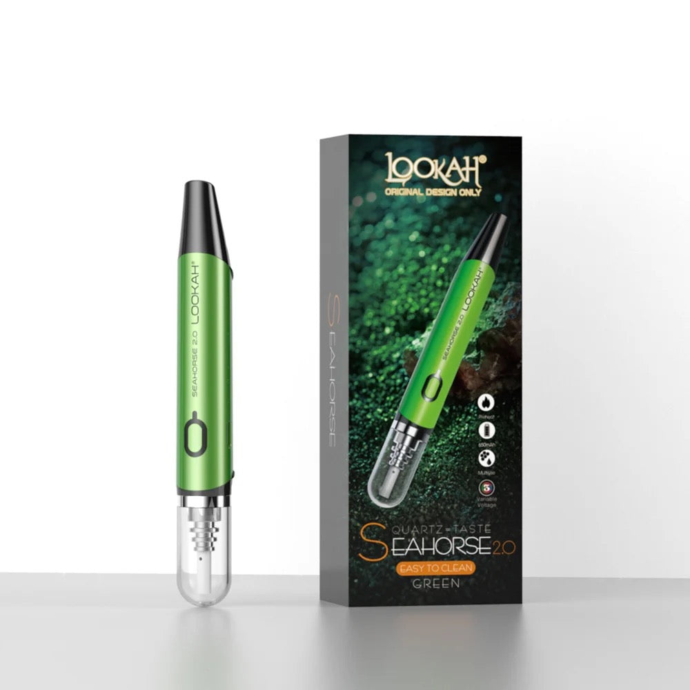 The LOOKAH Seahorse 2.0 Dab Pen Nectar Collector is a portable and versatile tool for on-the-go dabbing.
