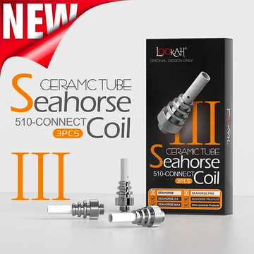 SMOKE FOLKS Seahorse Coil Ⅲ (Ceramic Tube 510 Thread Coil)