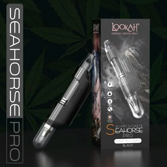 LOOKAH seahorse PRO is the second generation of Seahorse dab pens. It&nbsp;looks&nbsp;like&nbsp;a&nbsp;mini&nbsp;electric nectar collector kit.&nbsp;