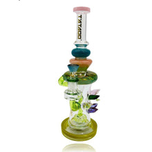 Load image into Gallery viewer, Tattoo Glass Rainbow Crystal Water Pipe
