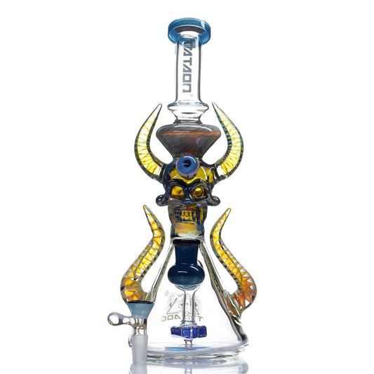 Tattoo Glass Monster Head Water Pipe