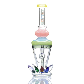Tattoo Glass Sapphire Crystal Water Pipe