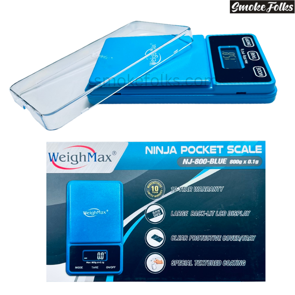 Weighmax NJ-100 X 0.01G Digital Scale blue color main image 