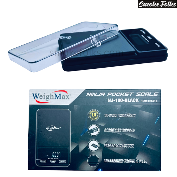 Weighmax NJ-100 X 0.01G Digital Scale black color main image 