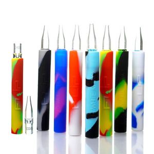 White Rhino Flip 2-in-1 Nectar Collector: Experience versatile dabbing with the White Rhino Flip, a 2-in-1 nectar collector that offers convenience and functionality in one sleek device.