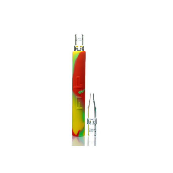 White Rhino Flip 2-in-1 Nectar Collector: Experience versatile dabbing with the White Rhino Flip, a 2-in-1 nectar collector that offers convenience and functionality in one sleek device.