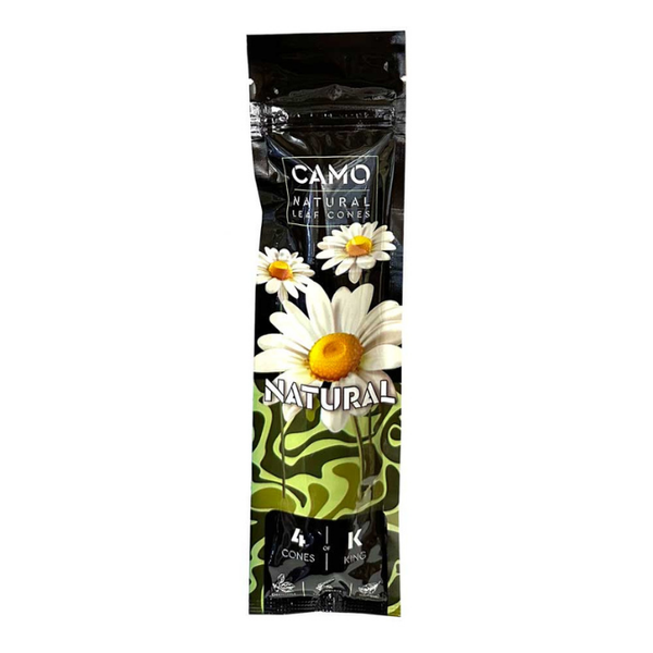 camo natural leaf cone natural one pack