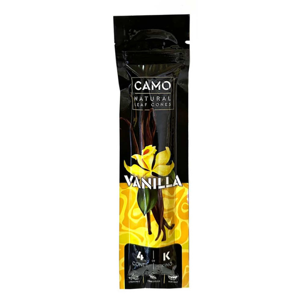 camo natural leaf cone vanilla one pack