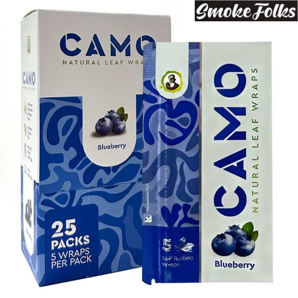 camo natural leaf wraps blueberry box 