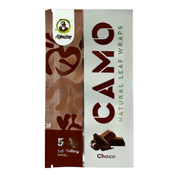 camo natural leaf wraps chocolate one pack