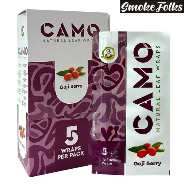 camo natural leaf wraps goji berry box 